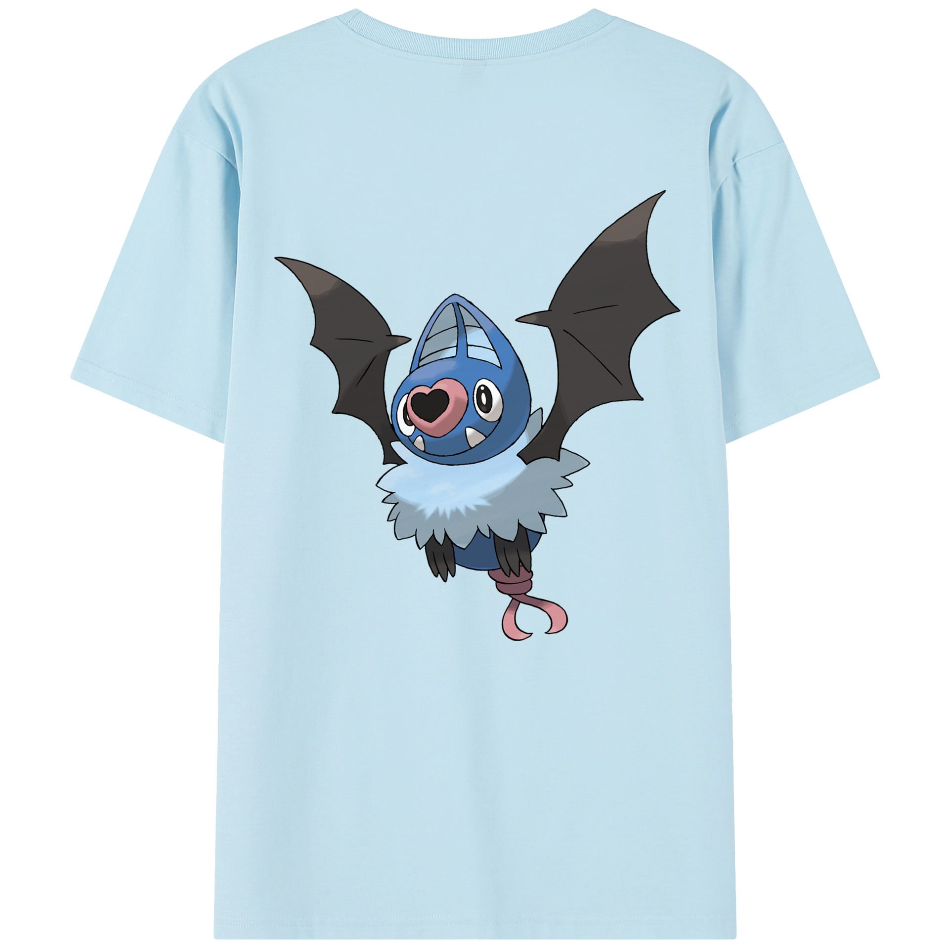 （画像用） ポケットモンスター Pokémon 綿100％半袖Tシャツ（背面プリント）